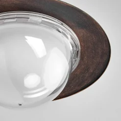 Lindby udendørs LED-væglampe Clea, bredde 24 cm, metal