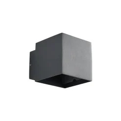 Lindby udendørs LED-væglampe Esani, antracit, op/ned, IP54