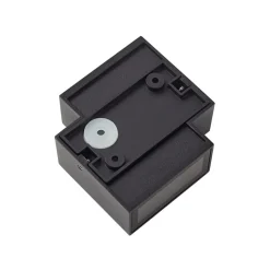 Lindby udendørs LED-væglampe Fendir, sort, aluminium, 10,5 cm