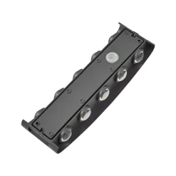 Lindby udendørs LED-væglampe Ithan, 5 lyskilder, antracit, metal