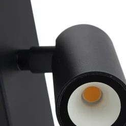Lindby udendørs LED-væglampe Larcie, 35 cm, 2 lyskilder, aluminium, sensor
