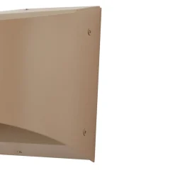 Lindby udendørs LED-væglampe Lenore, beige, metal, 13,5 cm