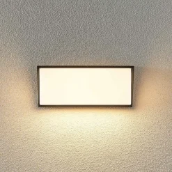 Lindby udendørs LED-væglampe Malim, 25 cm, antracit, IP65