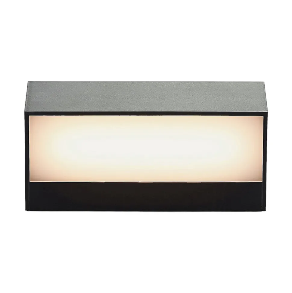 Lindby udendørs LED-væglampe Nienke, 17 cm, saltvandsresistent, IP65