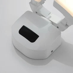 Lindby udendørs LED-væglampe Nikias, 30 cm, sensor, 2 lyskilder, hvid