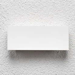 Lindby udendørs LED-væglampe Safira, metal, op/ned, IP44