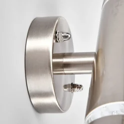 Lindby udendørs LED-væglampe Tiberius, stål, op/ned, IP44