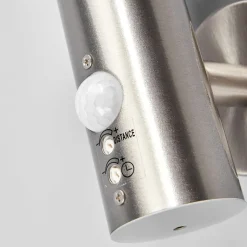 Lindby udendørs LED-væglampe Tiga, bevægelsessensor, IP44