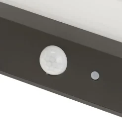 Lindby udendørs LED-væglampe til udendørs vægmontering Maresia, sensor, antracit