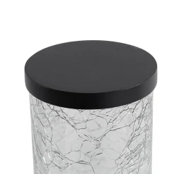 Lindby udendørs væglampe Gavros, sort, aluminium, sensor