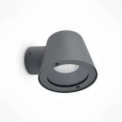 Lindby udendørs væglampe Ileyna, antracit, metal, 15 cm