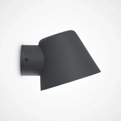 Lindby udendørs væglampe Ileyna, antracit, metal, 15 cm