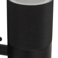 Lindby udendørs væglampe Jovane, sort, aluminium, 2 lyskilder