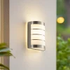 Lindby udendørs væglampe Noyan, 20 cm, stål, IP44, E27
