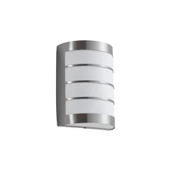 Lindby udendørs væglampe Noyan, 20 cm, stål, IP44, E27