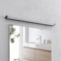 Lindby Ulisan LED-væglampe til bad, rund, 88,8 cm