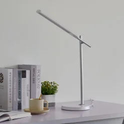 Lindby Valtorin LED-bordlampe, hvid