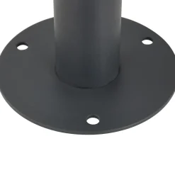 Lindby vejlampe Belmiro, jern, 100 cm høj, E27, sort