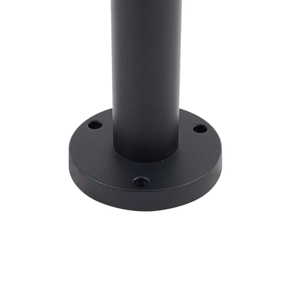 Lindby vejlampe Bolgar, sort, metal, glas, 15 cm