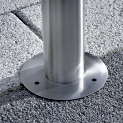 Lindby vejlampe Damion, 140 cm, stål, E27, IP44