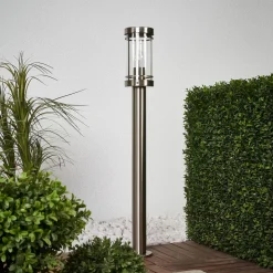 Lindby vejlampe Djori, 80 cm, alufarve, stål, E27