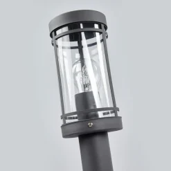 Lindby vejlampe Djori, 80 cm, antracit, stål, E27