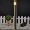 Lindby vejlampe Enja, 100 cm, stål, IP44, E27