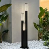 Lindby vejlampe Gavros, trykstøbt aluminium, 3 lyskilder
