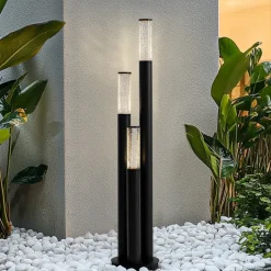 Lindby vejlampe Gavros, trykstøbt aluminium, 3 lyskilder
