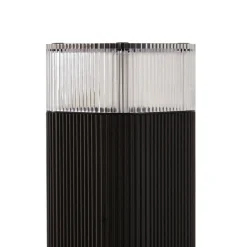 Lindby vejlampe Halvar, 50 cm, sort, IP65, GU10