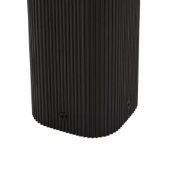 Lindby vejlampe Halvar, 80 cm, sort, IP65, GU10, sensor