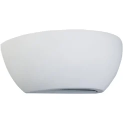 Lindby væglampe Felia, hvid, gips, 24 cm, E14