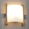 Lindby væglampe Filippa, 20 cm, nikkel, glas, E27