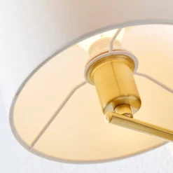 Lindby væglampe Florens, messing, LED-læselampe, 23,5 cm