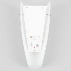 Lindby væglampe Hermine, hvid, glas, højde 30 cm, E27