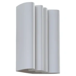 Lindby væglampe Novali, hvid, gips, op/ned, 26 cm, G9