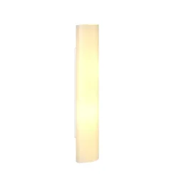 Lindby væglampe Ophelia, højde 39 cm, hvid, glas