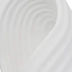 Lindby væglampe Ornela, hvid, gips, højde 29,5 cm