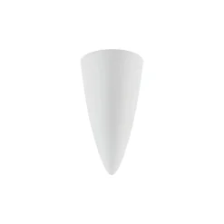 Lindby væglampe Pascali, højde 42 cm, hvid, gips