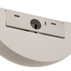 Lindby væglampe Pascali, højde 13 cm, hvid, gips