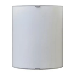 Lindby væglampe Phil, hvid, glas, højde 21 cm