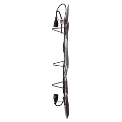 Lindby væglampe Soraya, kobber, metal, 2-lys, 53 cm