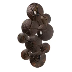 Lindby væglampe Soraya, kobber, metal, 2-lys, 53 cm