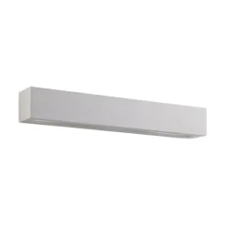 Lindby væglampe Tjada, 51 cm, hvid, gips, G9, kan males