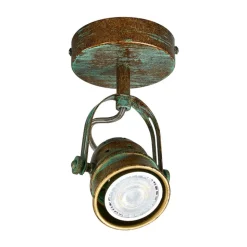 Lindby vægspot Leonor, grøn, metal, 1 lyskilde, 9,5 cm