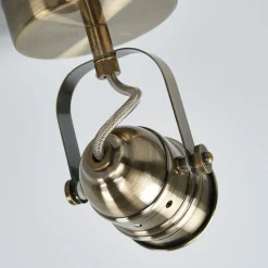 Lindby vægspot Leonor, messing, metal, 1 lyskilde, 9,5 cm