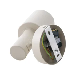 Lindby vægspot Ovelia, beige, metal, E27