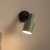 Lindby vægspot Ovelia, grøn/sort, metal, E27