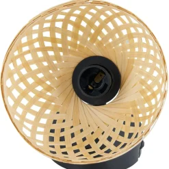 Lindby Youstin loftspot, Ø 12,5 cm, bambus, E14