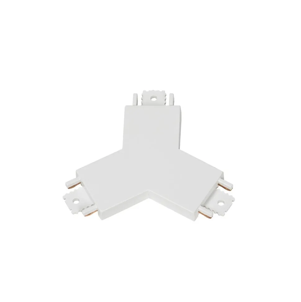 Lindby Y-stik Lumaro, hvid, 7,85 cm, plast